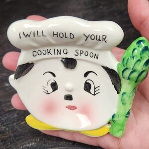 1950's Anthropomorphic Chef Spoon Holder